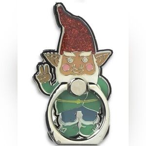 Betsy Johnson elf gnome phone ring stand